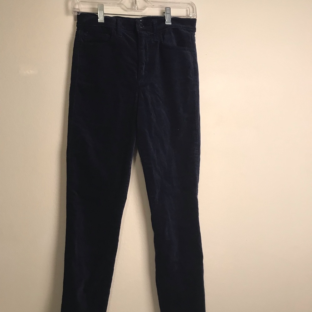 Gap Navy Blue velvet jeans